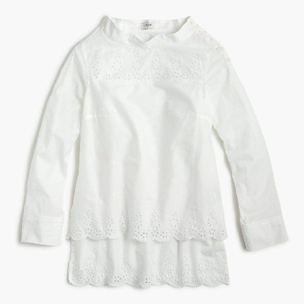 Women’s white J.Crew top